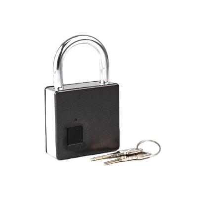 China Zinc Alloy Waterproof IP65 Key Biometric Padlock Ble Padlock Fingerprint Padlock Smart Key Charm for sale