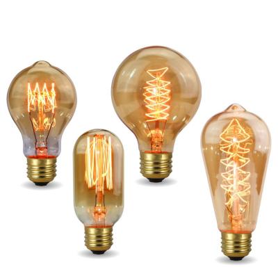 China T10/t185/T225/A19/st58/st64/g80/g95/T45 tungsten filament lamp indoor lighting incandescent bulbs led filament lamp for sale