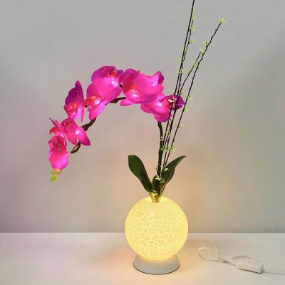 China 220V LED Night Favor LED Desk Lamp Indoor Decorative Flower Table Lamp Children's Fairy Light for sale