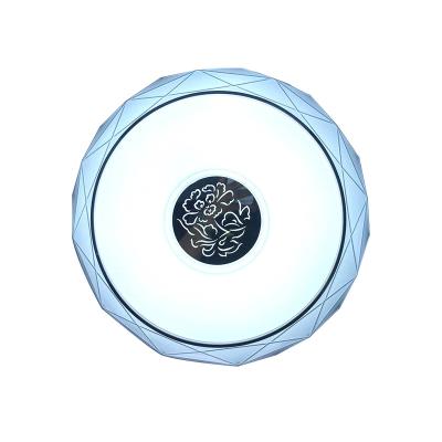 China Outdoor mounted ultra-thin LED light source and acrylic material surface mounted modern ceiling lamp lace living room acrylic ceiling lamp for sale