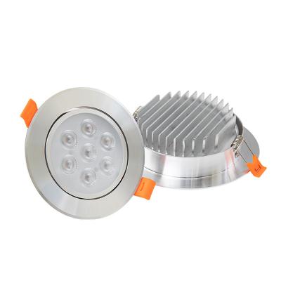 China 3W 5W 7W 9W 12W Contemporary LED Downlight Round Ceiling Lights Dimmable Led Downlight Ceiling Recessed Downlight Round Slim Panel Light for sale