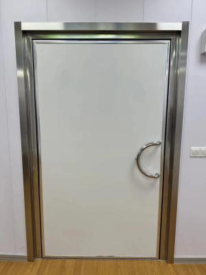 China 1.5 T Shielded Doors Powder Coated 2 Inches Steel MRI Room Door For Facilities for sale