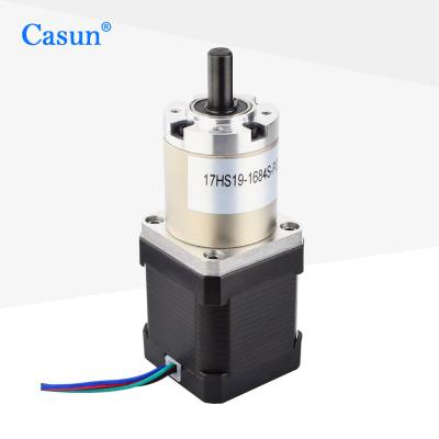 China NEMA 17 Ratio 51:1 Planetary Gear Reducer Geared Stepper Motor with gearbox for cnc Mechanical arm Te koop