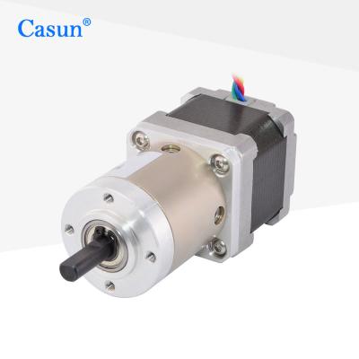 중국 NEMA 14 Double Shaft Stepper Motor with Gearbox(19:1) 35*35*28mm 판매용