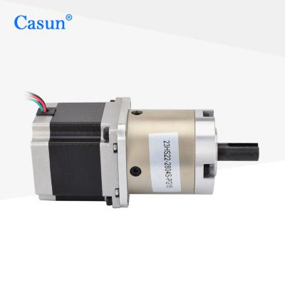 China NEMA23 Ratio 15/1 Geared Stepper Motor With Gearbox Planetary Reducer 57mm Stepping Motor for sale