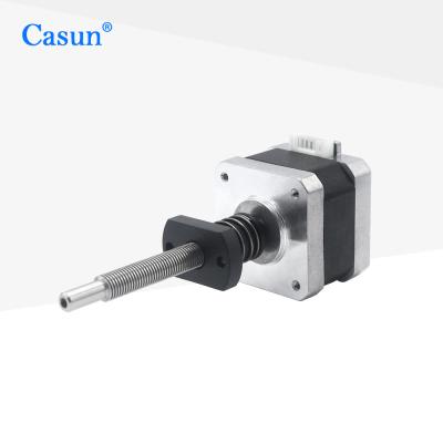 China 1.8 Degree 2 Phase Nema 17 Captive Stepper Motor 34mm Body 0.3N.m For Medical Equipment for sale