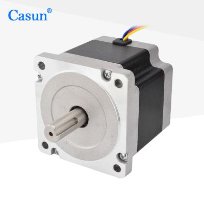 China Nema 34 Bipolar 1.8 Deg Stepping Motor 86x86x76mm 4N.m 4 Wires For Printing Machine for sale