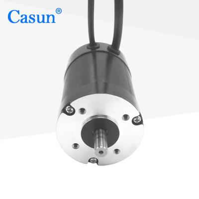 China Casun 9A DC Brushless Motor 24V Nema 23 stepper motor 4500rpm High Rpm BLDC Motor for sale