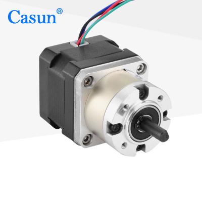 중국 NEMA17 비율 5.181 행성 변속기 스테퍼 모터 12V cnc 로봇 팔을 위한 DC 판매용