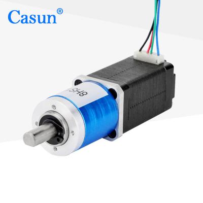 中国 20mm NEMA 8はステッピング モーター2フェーズ0.2Amp Casun段階的なMotorを連動させた 販売のため