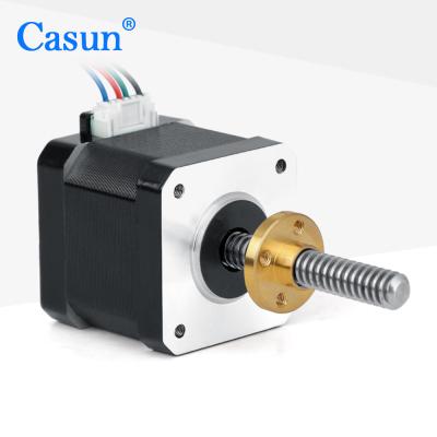 China Motor tr8x8 deslizante híbrido deslizante linear de motor 42x42mm de Casun para a máquina de trituração do CNC à venda