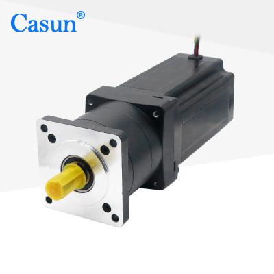 China Relación de reducción grande 10: 1 Caja de cambios planetaria de 149 mm cuerpo Nema 34 Motor paso a paso de engranajes en venta