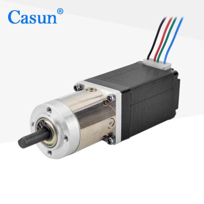 China 2.88V 140mN NEMA 11 Geared Stepper Motor Casun 2 Phase Step Motor for sale