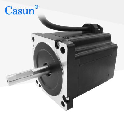 China 3 Phase 1.2 Degree Dual Shaft Stepper Motor Nema 34 Micro 86*86*98mm 5N.M For Equipment for sale