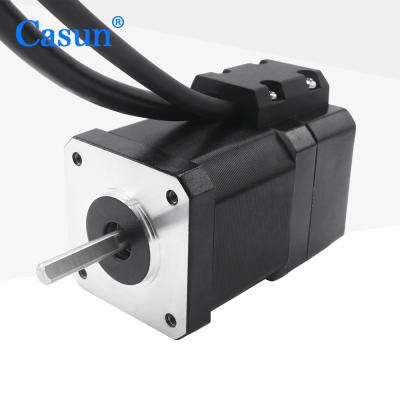 China 42X42X48mm 1.8 Grade 2 Phase Nema 11 Stapmotor met Encoder 0.54N.M Voor Robot Te koop