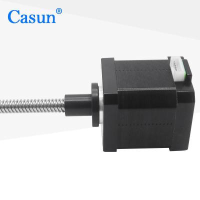 China 1.8 Motor passo linear de 2a fase Nema 17 Tr8*8 42*42*48 mm 0,5 N.m para CNC à venda