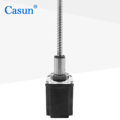 China Casun 3A Schrittmotor-Hybridlinear-Verstellgerät 57*57*76mm NEMA 23 Kugelumlaufspindel-2.85V zu verkaufen