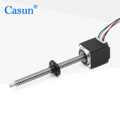 China Casun Nema11 Nme14 External Linear Stepper Motor TR5X2 Hybrid Captive Stepper Motor For Beauty Equipment for sale