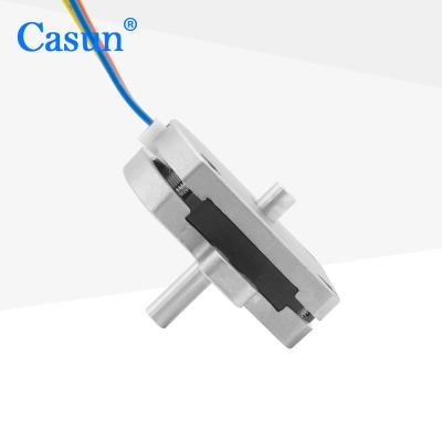 China Doppelwellen-Schrittmotor NEMA 11, ultraflach, 0,5 A, 28 x 28 x 9,5 mm, für SMT-Vorschub zu verkaufen