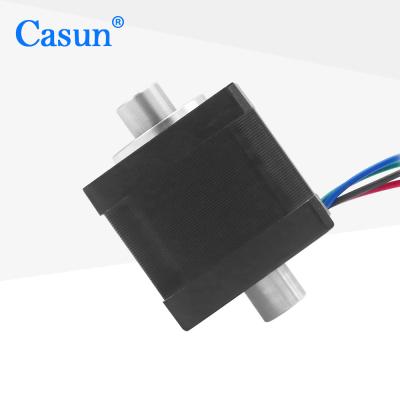 China NEMA 14 Hollow Stepper Motor Dual Shaft 1.0A 0.19N.M For Image Scanners en venta