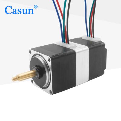 China NEMA 11 niet Gevangen Stepper Motor Multimotie 28*28*55mm 55mN.m Ce ROHS Te koop