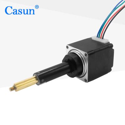 China 0.01mm / Step 0.42A NEMA 11 Captive Stepper Motor For Medical Equipment for sale