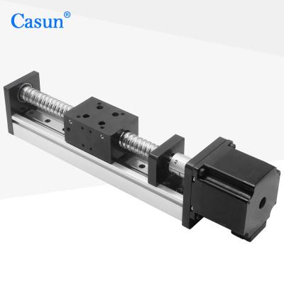 중국 Micro Nema 23 Ball Screw Slider Rail With Nema 23 Hybrid Stepper Motors CE Certifications 판매용