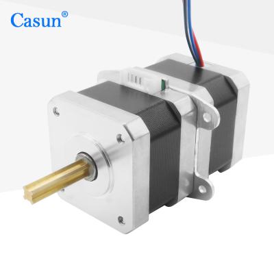 China NEMA 17 Motor passo linear de camada dupla de 12 V com posicionamento de precisão à venda