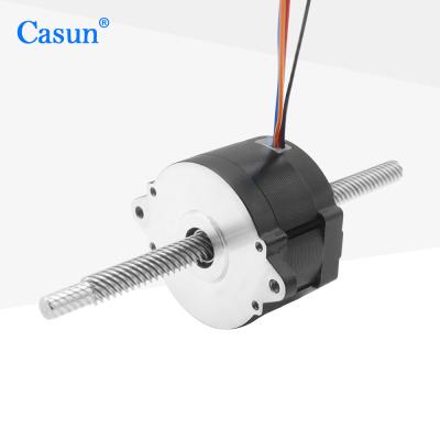 China Pancake NEMA 16 Stepper Motor 26mm body 0.5A 0.1N.m for Precise instrument for sale