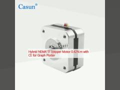 Hybrid NEMA 17 Stepper Motor 0.42N.m with CE for Graph Plotter