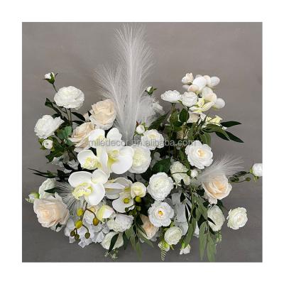 China Decoration 35cm Backdrop Table Centerpieces Decor Artificial Flower Indoor Outdoor Wedding Ball 70cm For Wedding Party for sale