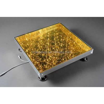 China Hotel Dance Floor Magnetic Led Aluminum Stage Platform Portable 3D Wedding Modern Stage for sale