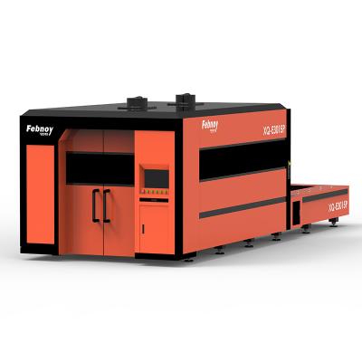 China Laser CUTTING fiber laser cutting machine used full colsed metal plate cutting machine for sale