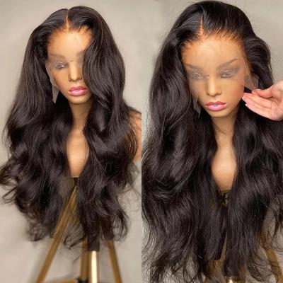 China Full Body Wave 150% 180% Density Hd Lace Hair Wigs Women,Brazilian Virgin Hair Lace Front Wig For Black Transparent Wholesale Seller for sale