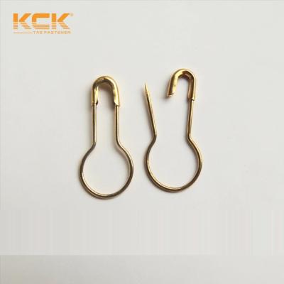 China White Black Metal Gold Hang Tag Gourd Shape Safety Pin For Fabric for sale