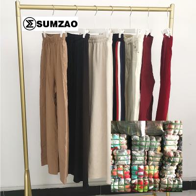 China Imported Cotton Pants Ladies Ladies Used Mens Used Clothing Womens USA Bullets Used S-XXL Mixed Sizes for sale