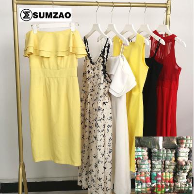 China Cotton Summer Spring Used Clothes Price Mixed Used Clothes Dress Women Used Clothes Pack Dress for sale