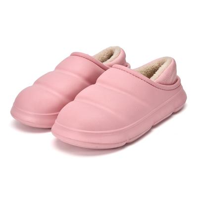 China Winter home sale cotton indoor slippers soft warm anti-slip warm round cheap cotton home slippers for sale