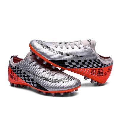 China Professional PVC Superfly TPU Sole Studs Breathable Original Soccer Shoes Brand AG Football Boots Best Price Cleats for sale