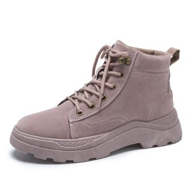 China Wholesale PVC Winter High Top Women Hiking Boots Nubuck Rubber Sole Boots Trekking Shoes Mountaineering Boots Waterproof Sports Shoes for sale