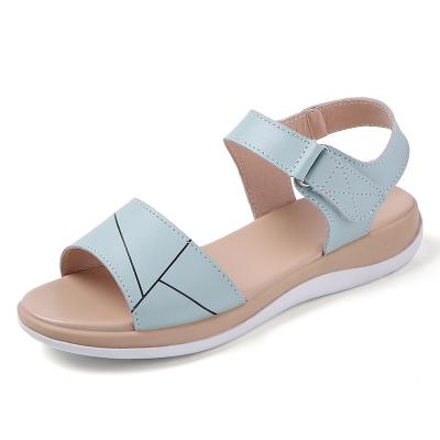 China 2020 Light Weight Fashion Lady Summer Sandals Comfortable Soft Sandals For Women Factory Price Fast Shipping for sale