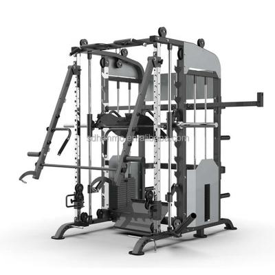 China Commercial Hot Selling Crouching Bird Full Set Gantry Pull Up Sports Fitness Equipment Multi Functional Smith Machine for sale