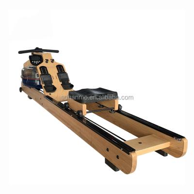 China Universal Commercial Foldable Wooden Home Fitness Gym Equipment Water Resistance Row HM-WR10 Water Rower Tank Indoor Rowing Machine for sale