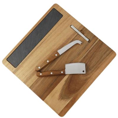 China Eco - Friendly Materials Cheese Cutting Board And Knife Set Cheese Board for sale