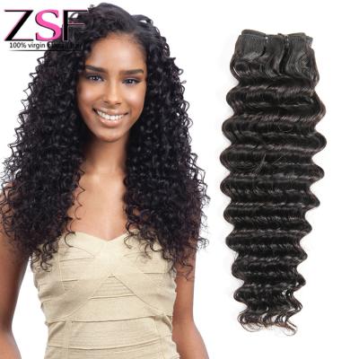 China Wholesale Raw Virgin Deep Curly Cuticle Aligned Brazilian Hair Deep Curly Hair Bundles, 100% Human Brazilian Mink Hair Weft for sale