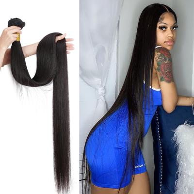 China Silky Straight Unprocessed Raw Virgin Brazilian Straight Hair Bundles, 8-36 Inch Wholesale Hair Bundles, 7A/8A/10A Grade Hair Extension for sale