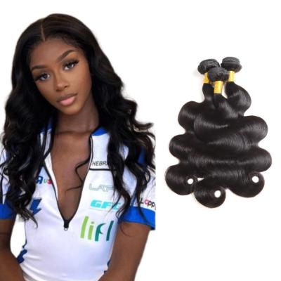 China ZSF Body Wave Hair Extension Wholesale Body Wave Hair Bundles Virgin Brazilian Cuticle Lined 8 To 36 Inch Hair Bundles for sale