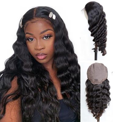 China Wholesale Deep Wave ZSF Deep Curly Hair Wig 4*4 HD Lace Closure 100% Brazilian Virgin Cuticle Aligned Hair Wigs With Baby Hair for sale