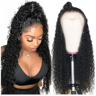 China Wholesale 100% Virgin Hair Wigs 100% Brazilian Curly Kinky Curly Virgin Hair ZSF HD Curly Full Lace Closure Wig Unprocessed Brazilian Hair For Black Women for sale