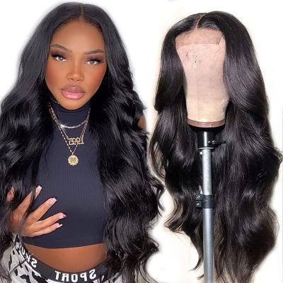 China Body Wave ZSF 4*4 HD Lace Closure Wigs Body Wave 100% Virgin Hair Lace Wig Brazilian Body Wave Hair Wig For Black Women for sale